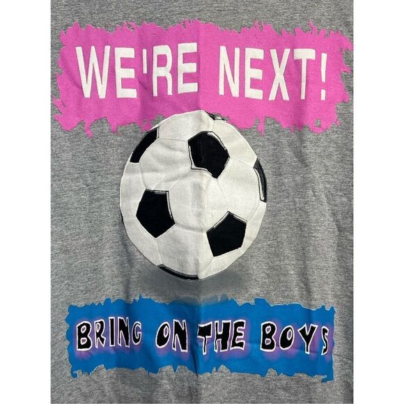 Vintage 90s Girls Soccer Were Next Tee - Picture 2 of 5
